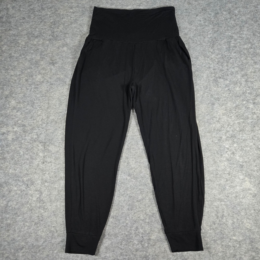 HATCH Womens Black Tencel Blend Harem Jogger Maternity Pants Size M